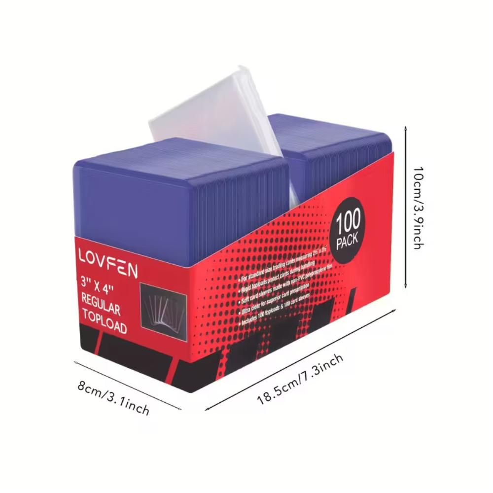 Top Loaders and Penny sleeves 100Pack